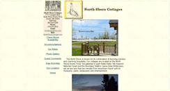 Desktop Screenshot of northshorecottages.com